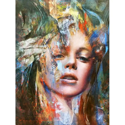 Abstracte vrouw | Schilderen op Nummer