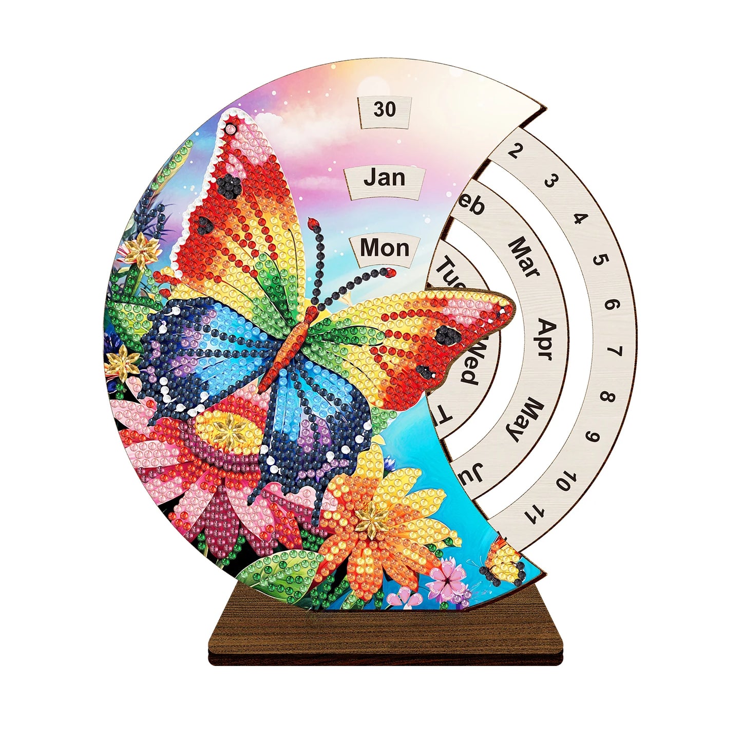 Regenboog vlinder | Kalender | Diamond painting