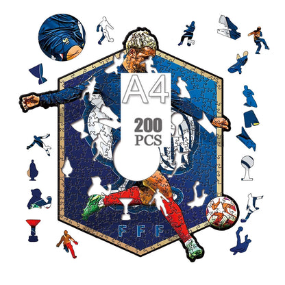 Antoine Griezmann Thuisshirt | Houten Puzzel