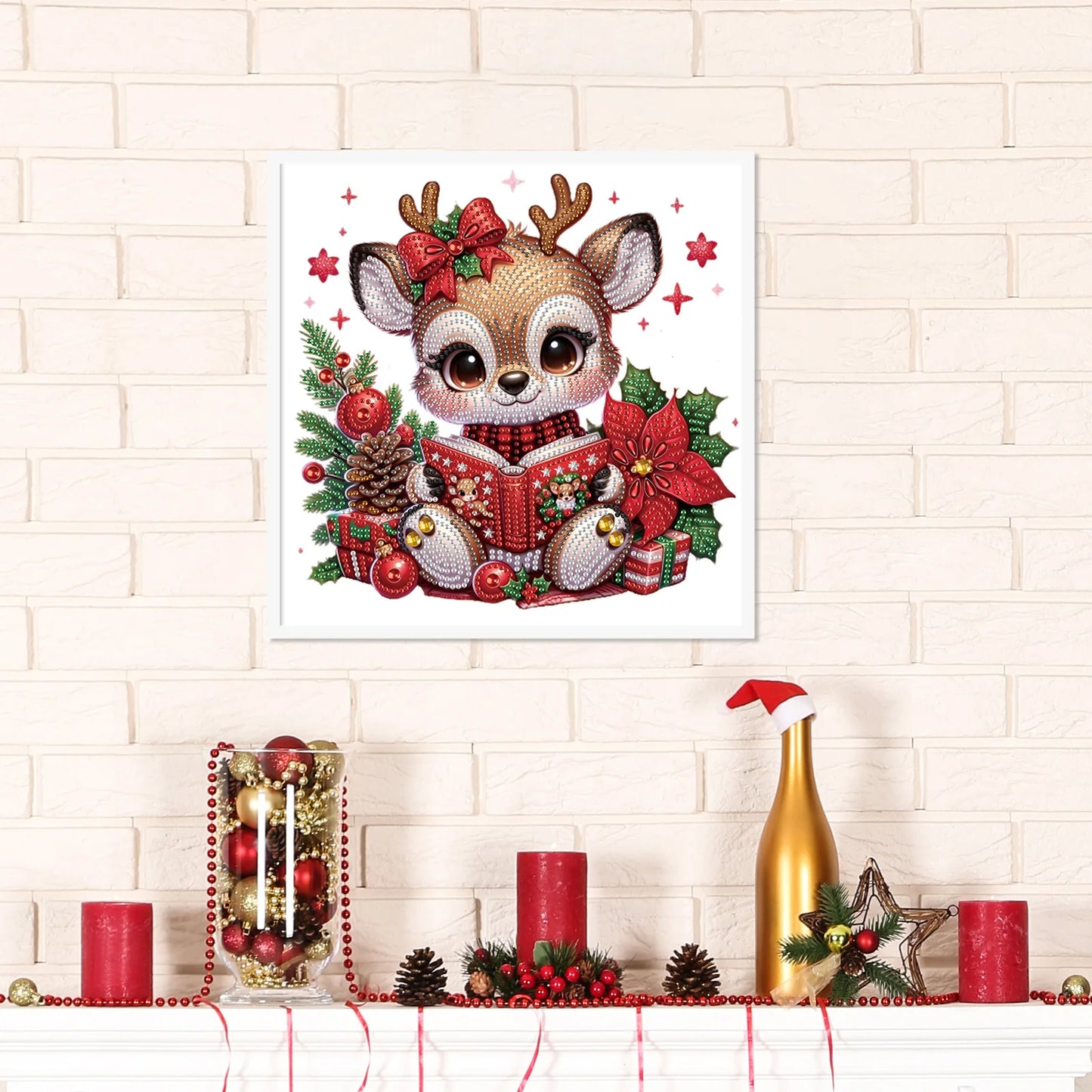 Schattige rendier | Diamond painting