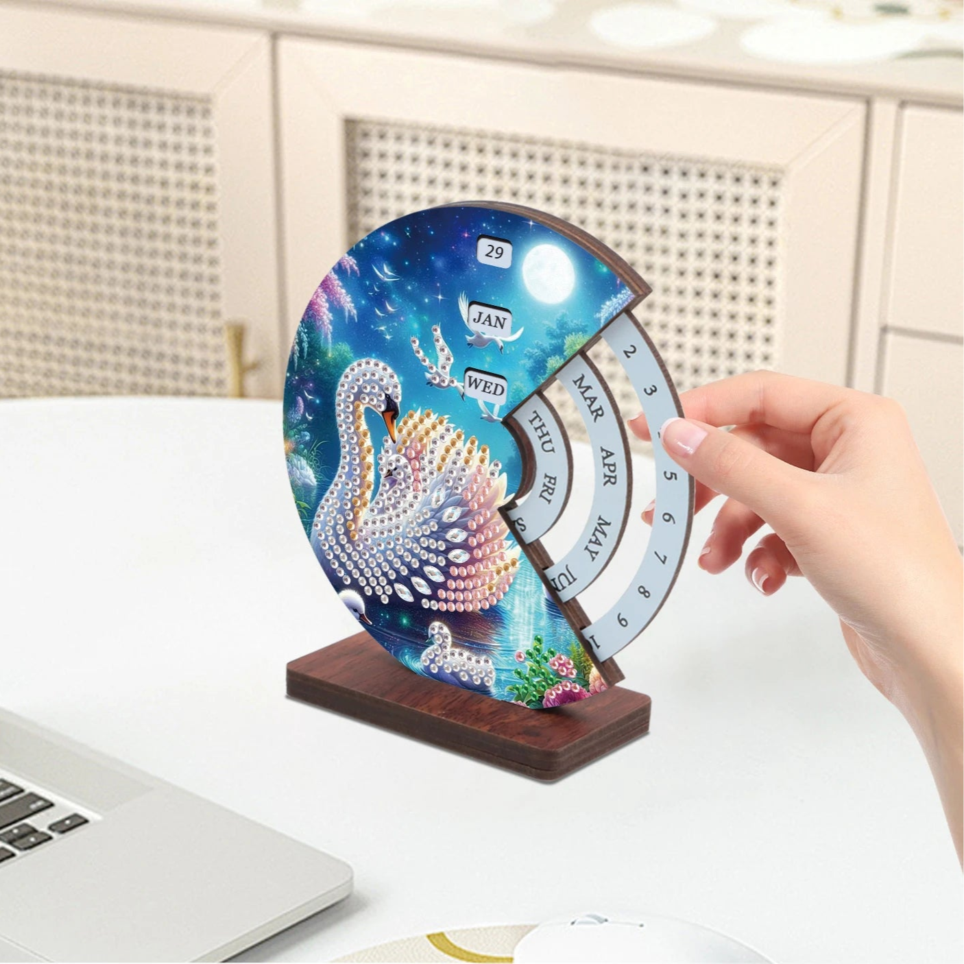 Zwaan | Kalender | Diamond painting