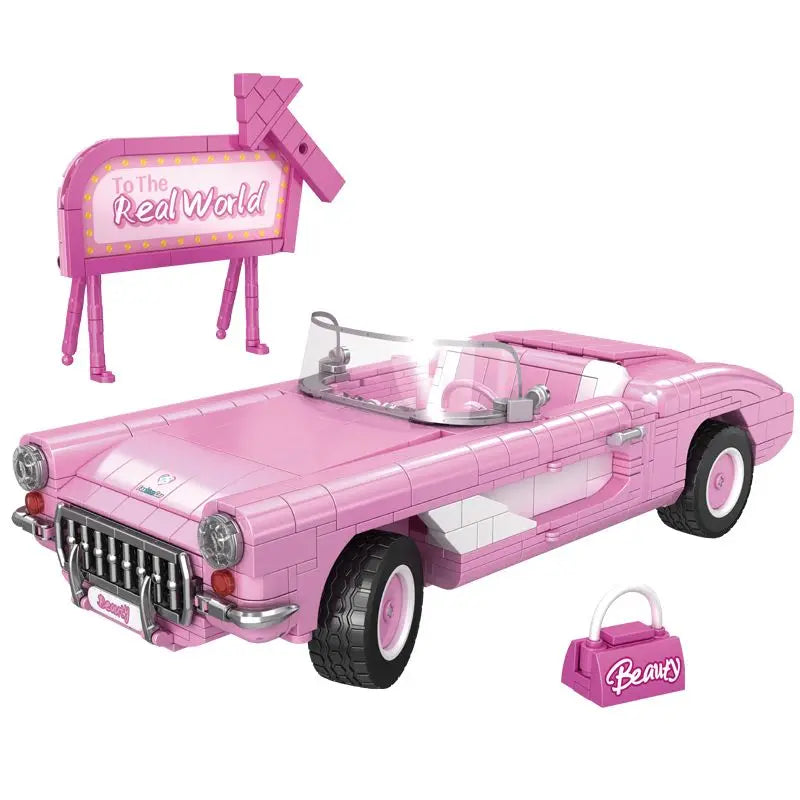 Barbie auto | Bouwsteentjes