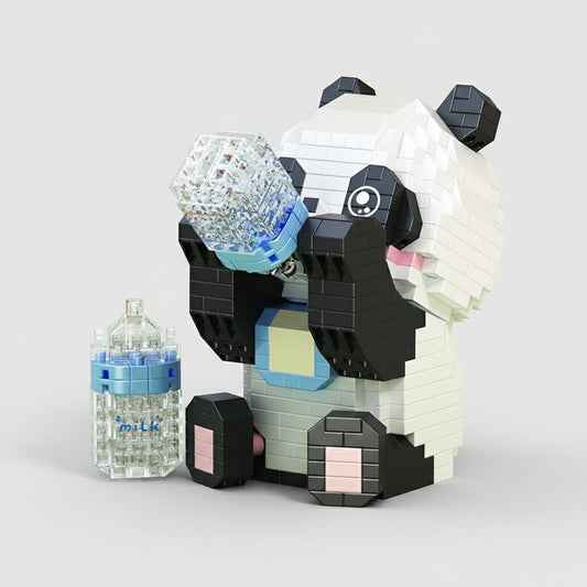 Baby panda | Bouwsteentjes