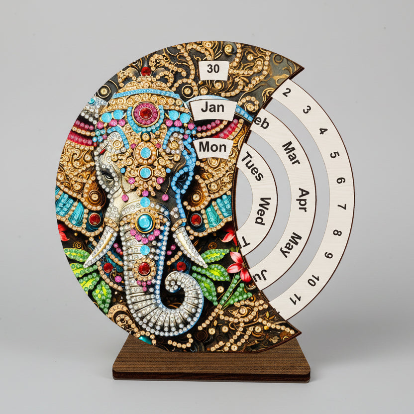 Olifant | Kalender | Diamond painting