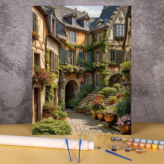 Binnentuin | Schilderen op Nummer
