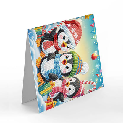 Kerstkaarten  | 12 stuks | Diamond Painting