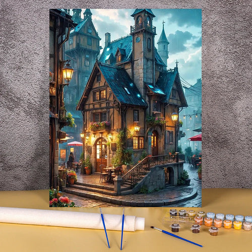 Spookhuis | Schilderen op Nummer