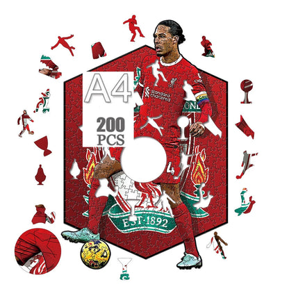 Virgil van Dijk | Houten Puzzel