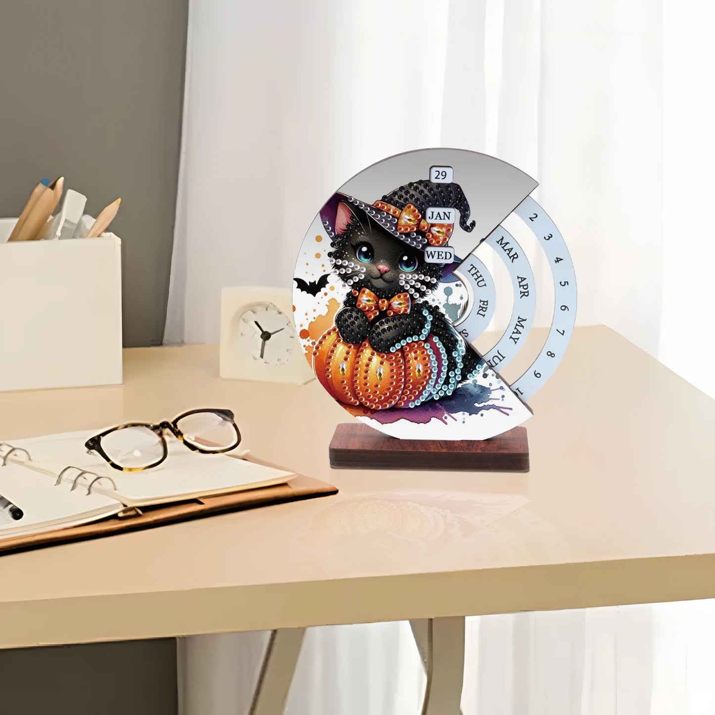 Halloween kat | Kalender | Diamond painting