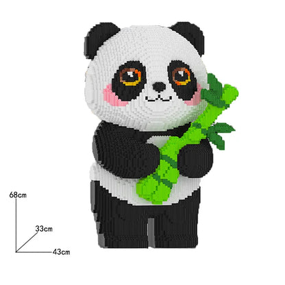 MEGA Panda met Bamboe | Bouwsteentjes