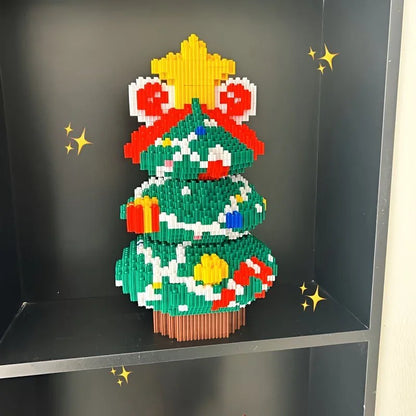 Kerstboom met versiering | Bouwsteentjes