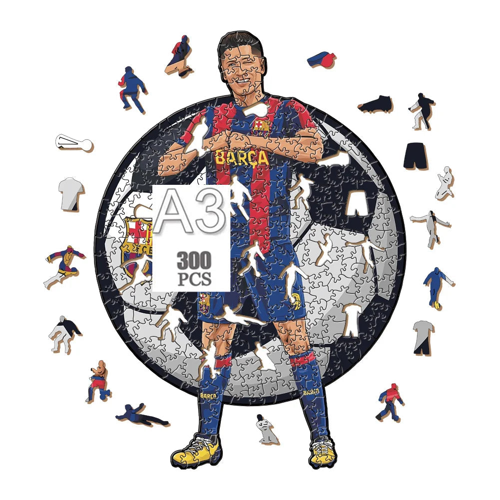 Robert Lewandowski | Houten Puzzel