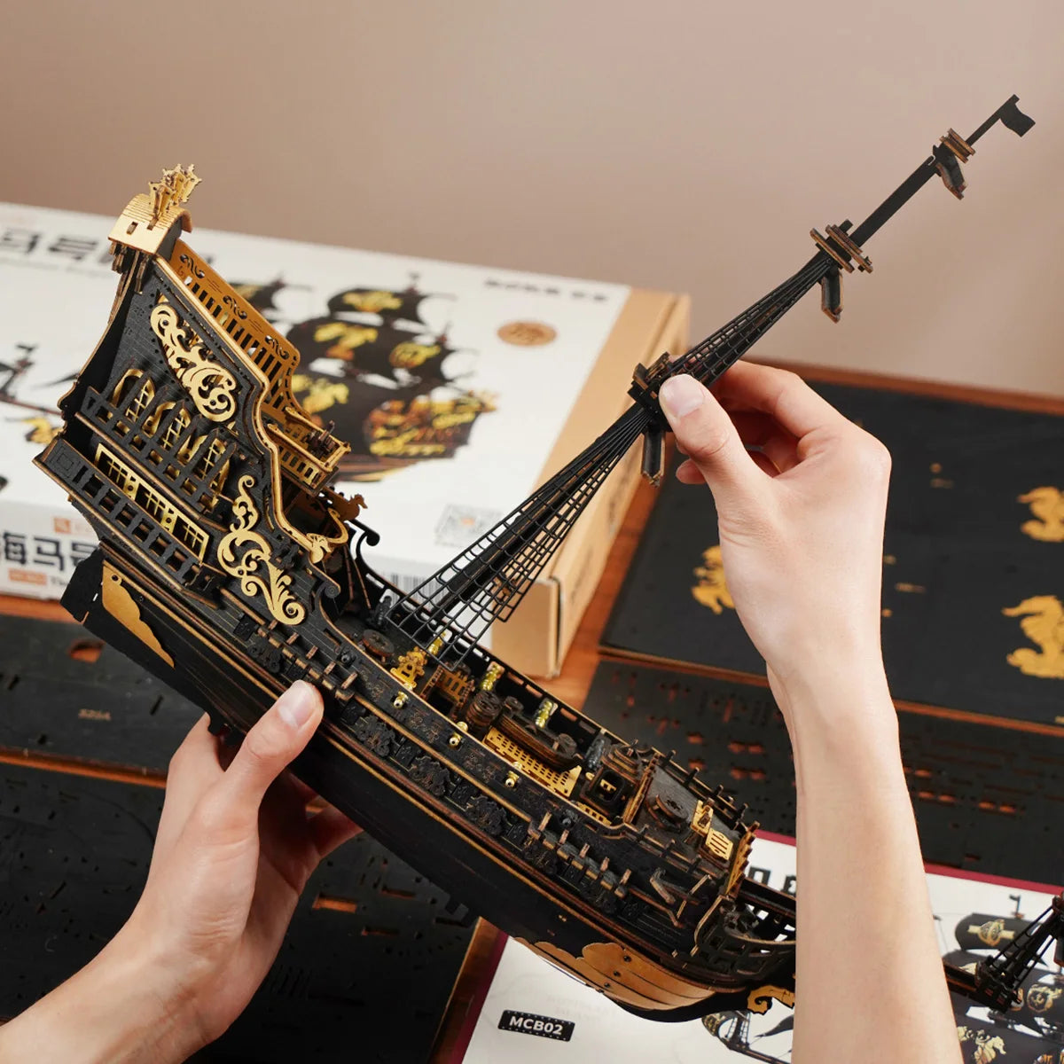 Piratenschip | Houten Bouwpakketten