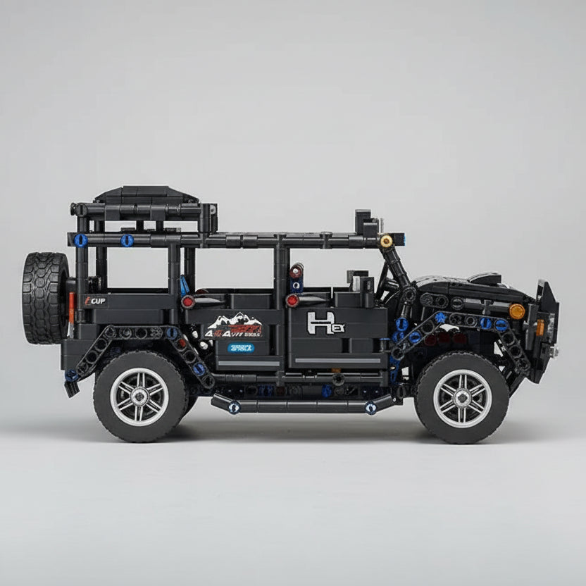 Offroad terreinwagen 4x4 | Bouwsteentjes