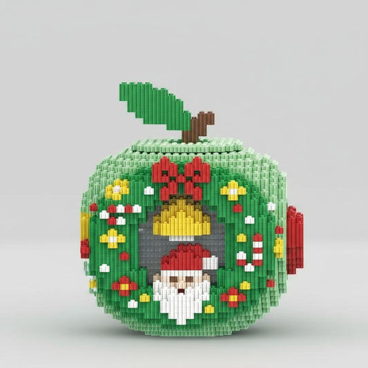 3D kerstappel | Bouwsteentjes