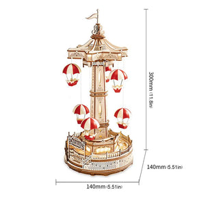 Parachute Toren  | Houten Bouwpakketten