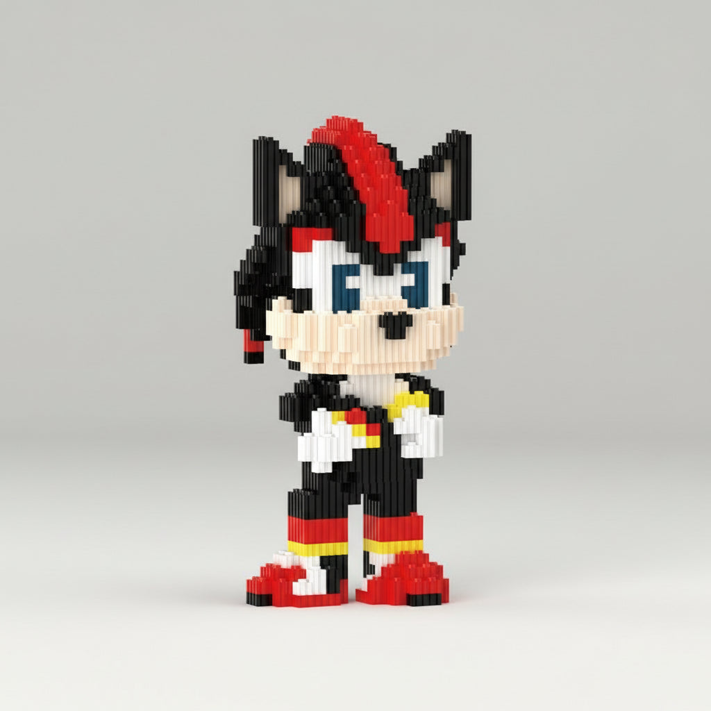 Zwart snelheidswezen | Bouwsteentjes