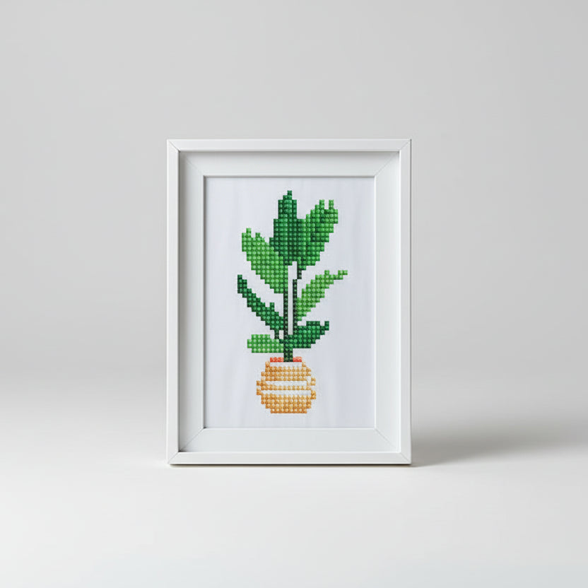 12 Mini Diamond Paintings | Planten | Diamond Painting