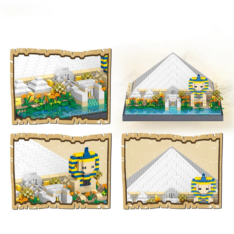 Oude Egyptische Piramide | Bouwsteentjes