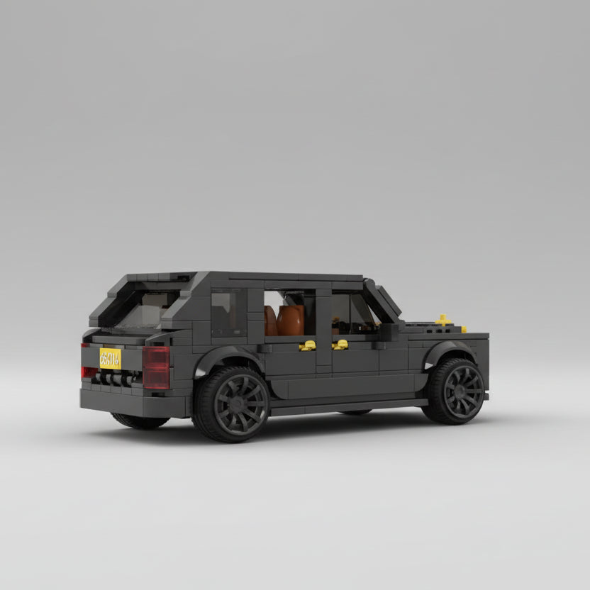 Zwarte auto | Bouwsteentjes