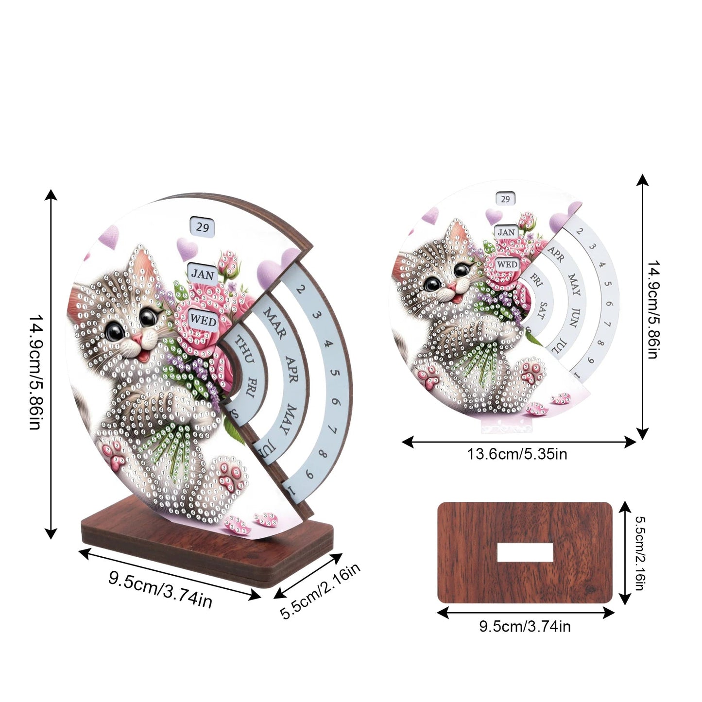 Kitten | Kalender | Diamond painting