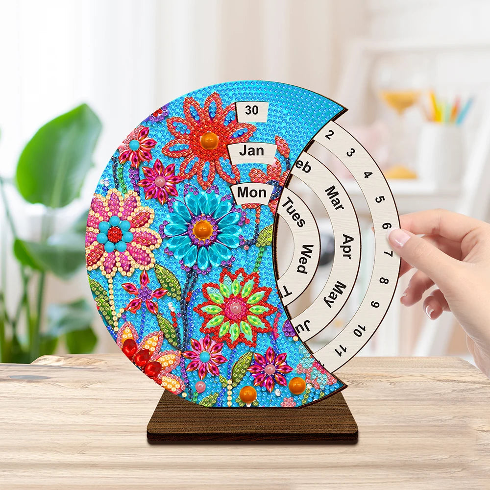 Bloemen | Kalender | Diamond painting