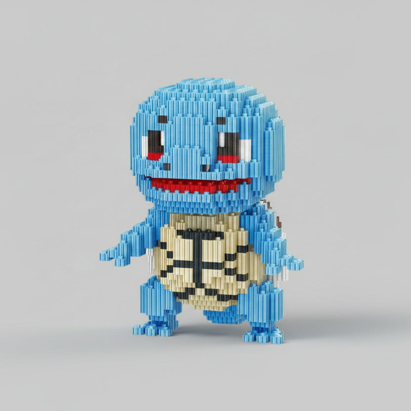 Blauw waterwezen | Bouwsteentjes