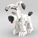 Witte hond | Bouwsteentjes