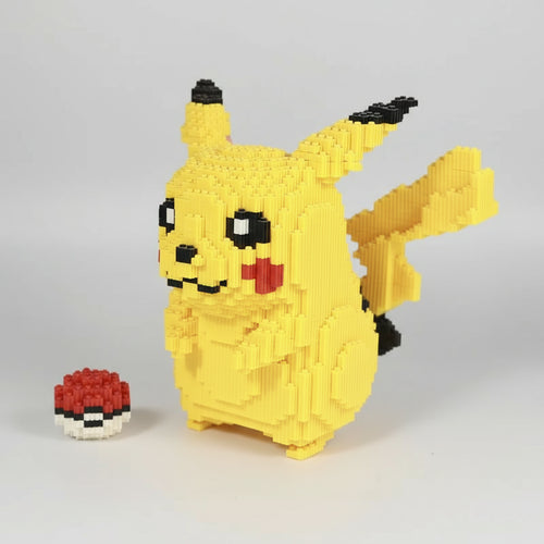 Geel Bliksembeest Met Bal | Bouwsteentjes