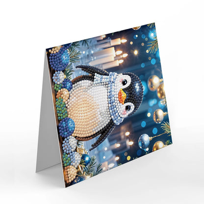 Kerstkaarten  | 12 stuks | Diamond Painting