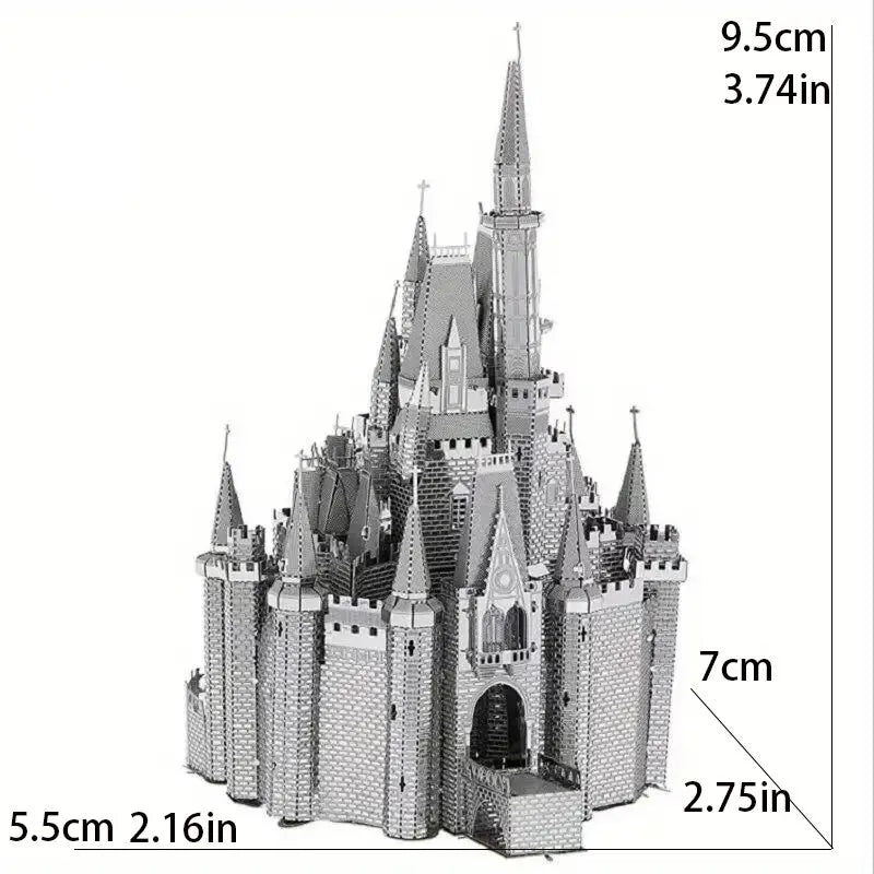 Assepoester Kasteel | Metalen Puzzel