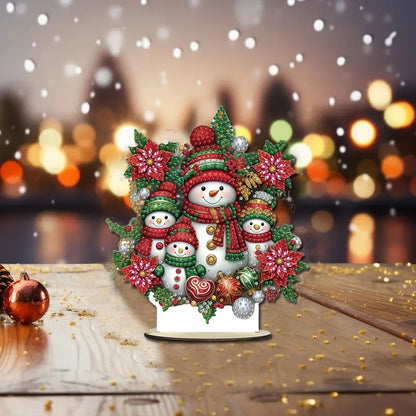 5D Sneeuwpoppen familie | Diamond painting
