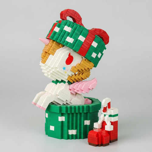 Eenhoorn in cadeau | Bouwsteentjes