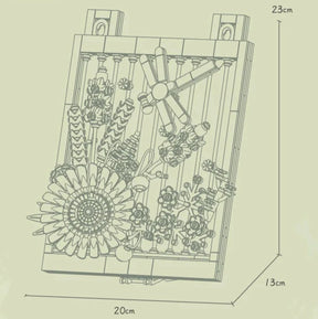 Bloemenmuur | Bouwsteentjes