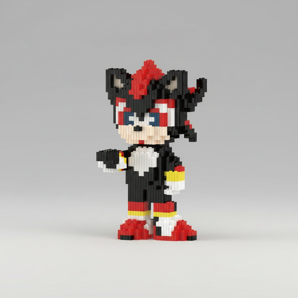 Zwart snelheidswezen | Bouwsteentjes