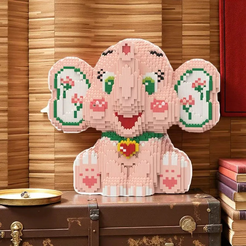 Roze Olifant | Bouwsteentjes