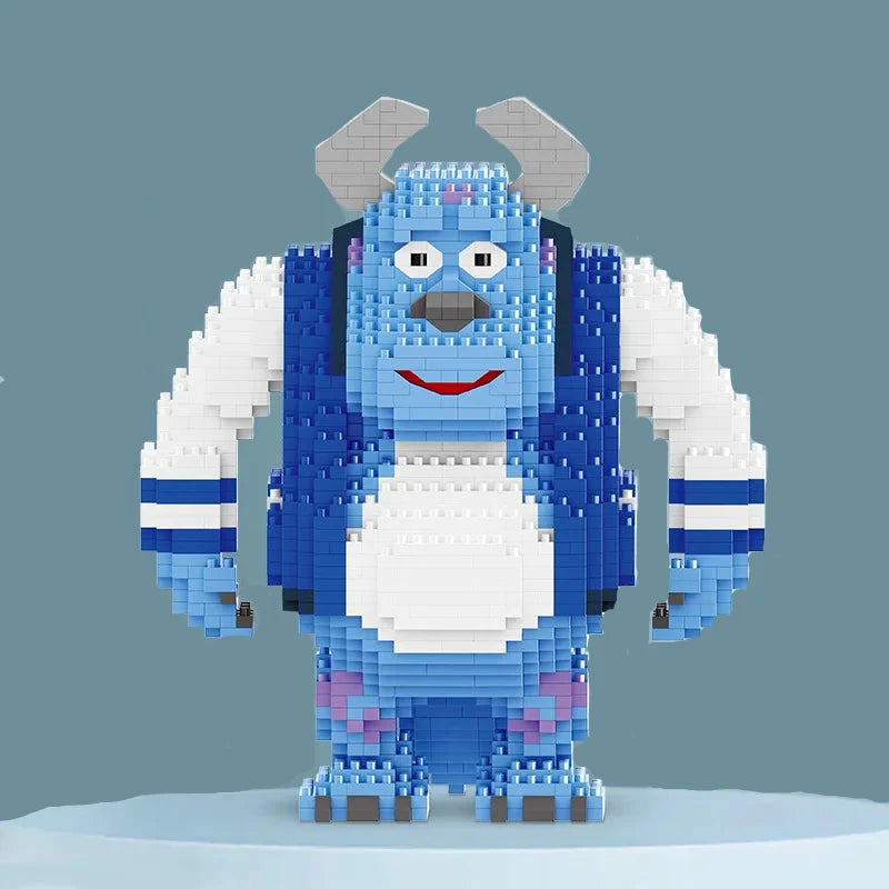 Blauw monster | Bouwsteentjes