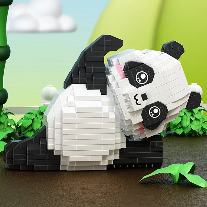 Yoga panda | Bouwsteentjes