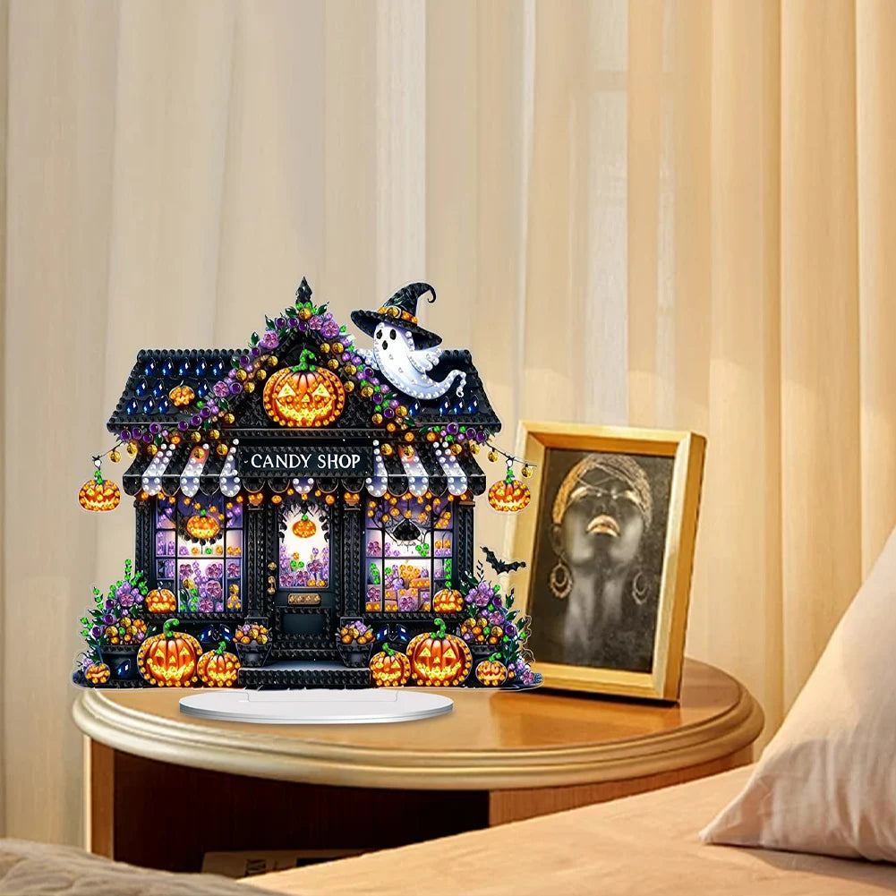 5D Halloween snoephuis | Diamond painting