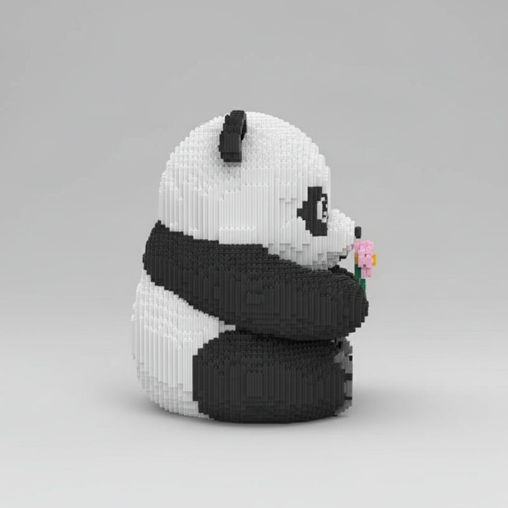 Mega panda | Bouwsteentjes