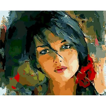 Abstracte vrouw | Schilderen op Nummer