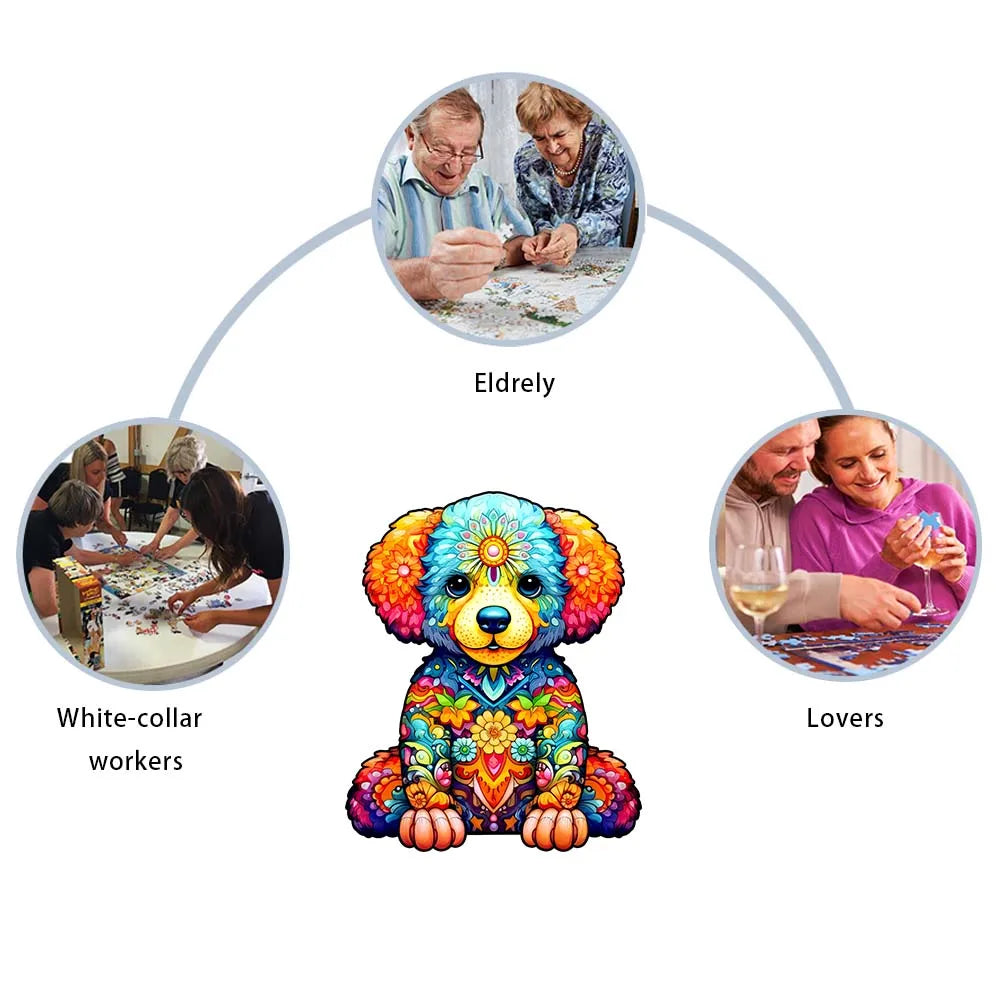 Puppie  | Houten Puzzel