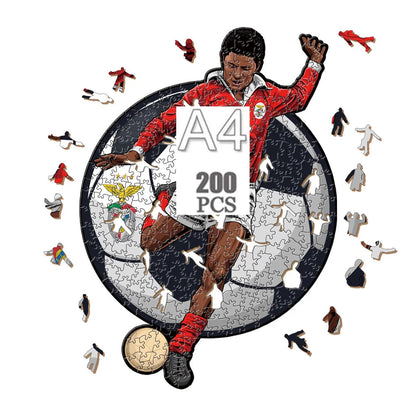 Eusébio | Houten Puzzel