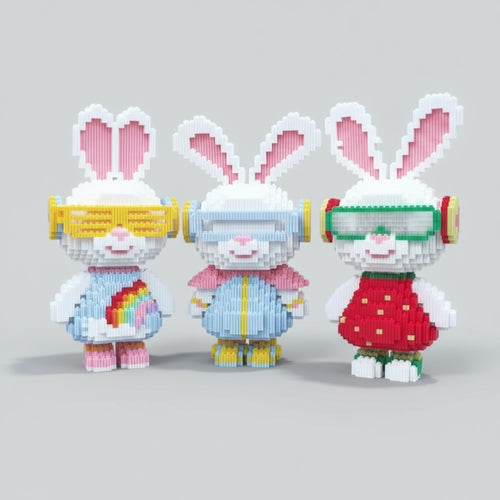 Grappige Konijnen | Bouwsteentjes