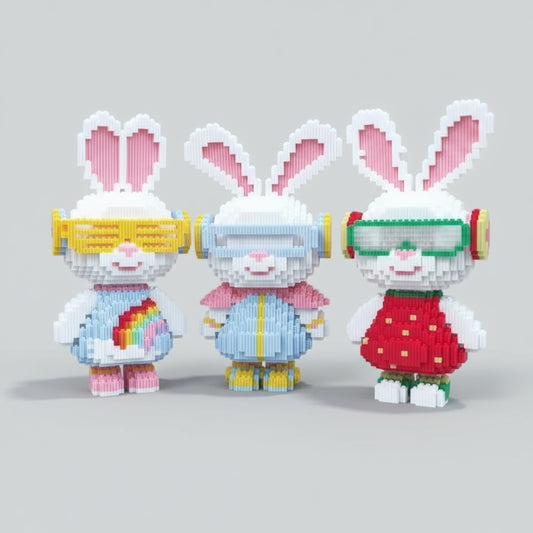 Grappige Konijnen | Bouwsteentjes