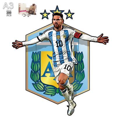 Messi Argentinië | Houten Puzzel