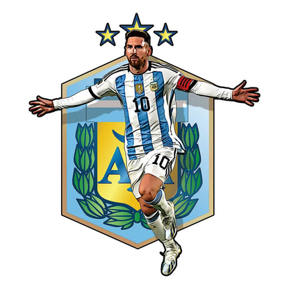 Messi Argentinië | Houten Puzzel