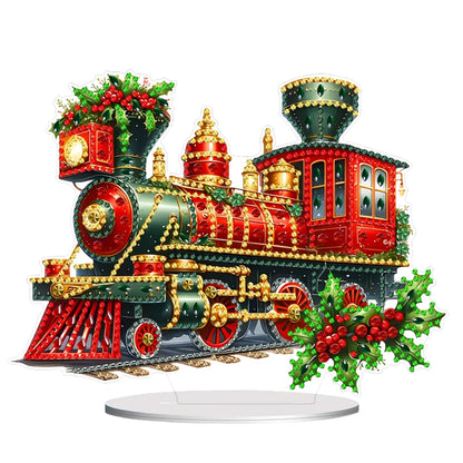 5D Kerst trein | Diamond painting