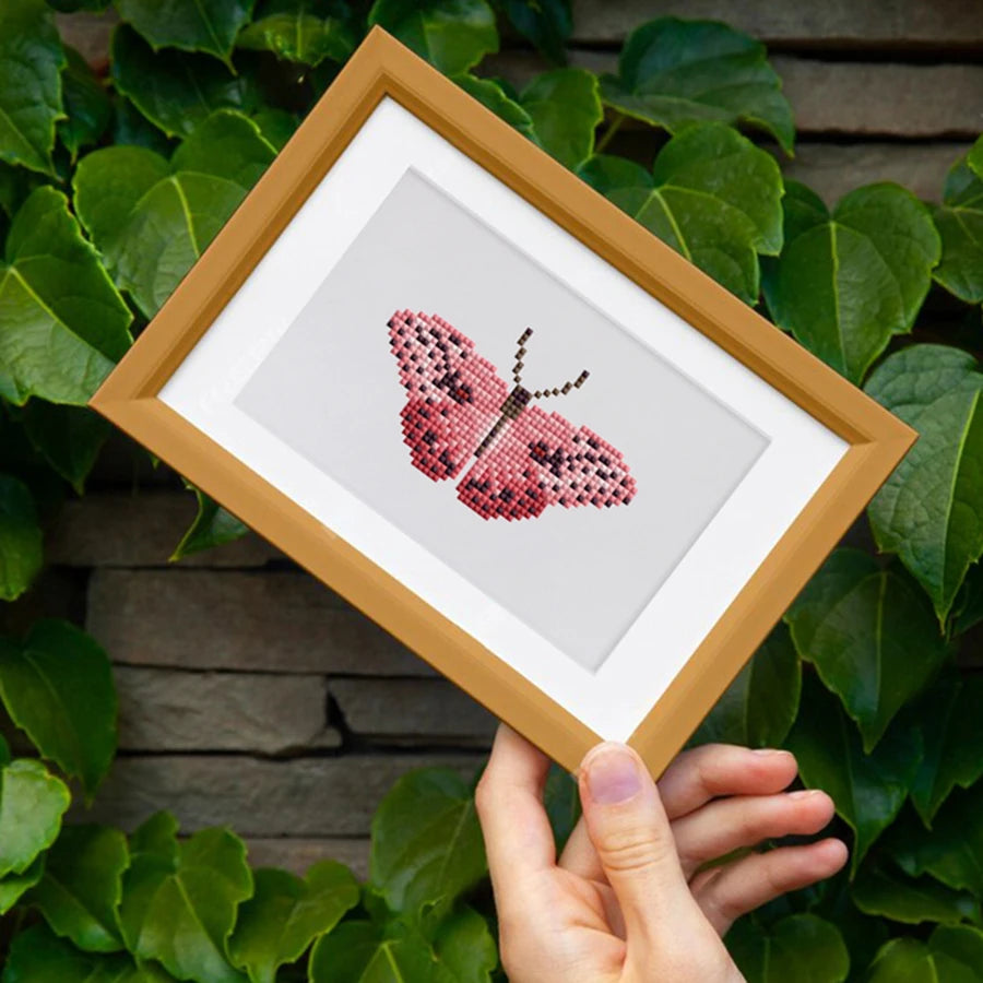 12 Mini Diamond Paintings | Vlinders | Diamond Painting