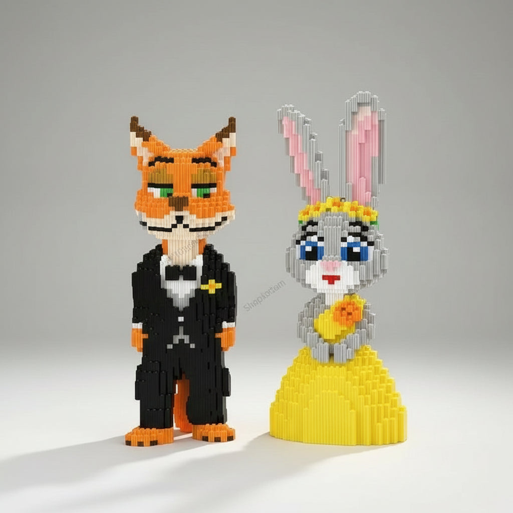 Vos in pak | Bouwsteentjes